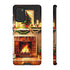 Warm Chirstmas Hearth - Impact Resistant Phone Case Samsung Galaxy S20+ Glossy